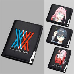 Wallets DARLING in the FRANXX Women Long Coin Purse Pu Leather Short Wallet ZERO TWO ID Card Holder Cartoon Money Bag Girls Carteira