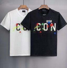 Italy New Mens Designer T shirt Paris fashion Tshirts Summer D T-shirt Male Top Quality 100% Cotton M-XXXL DT949