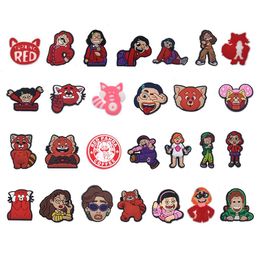 Anime charms wholesale childhood memories turning red coffee funny gift cartoon charms shoe accessories pvc decoration buckle soft rubber clog charms