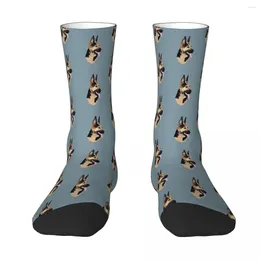 Men's Socks German Shepherd Animal Sock Men Women Polyester Stockings Customizable Hip Hop