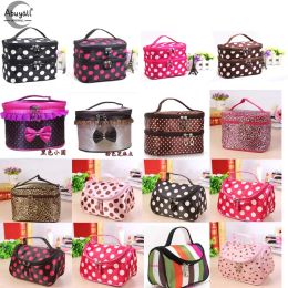 Cases Abuyall Portable Makeup Bag Travel Cosmetic Bags Double layer Toiletry Bag for Women Zipper Pouch Case Organiser with Handle