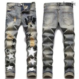 Amirir Jeans High Quality Luxury Designer Ksubi Jeans Street Fashion Rock Amirir Jeans Men Motocycle Embroidered Denim Pants Womens Soft Amirir Jeans 22 4164