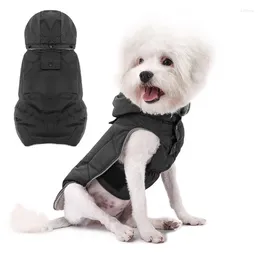 Dog Apparel Coat Pet Winter Warm Jacket Wind And Waterproof Clothes For Small Dogs Padded Clothing Chihuahua Supplies