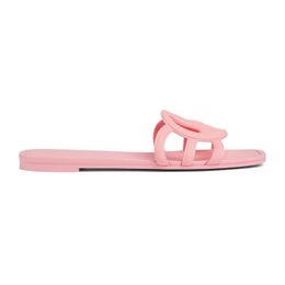 Summer Outdoor Women's Fashion Hollow Slippers Comfortable Sandals Breathable, Simple, Sweet Beach Flats