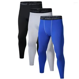 Men's Pants Running Leggings Sportswear Quick Dry Gym Fitness Tights Workout Training Jogging Sports Trousers Compression Sport