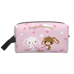 Storage Bags Cute Sugarbunniess Travel Toiletry Bag Women Anime Manga Cosmetic Makeup Organiser Beauty Dopp Kit