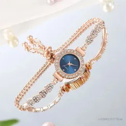 Wristwatches Quartz Watch Free Adjustment Rhinestone Bracelet Strap For Women Luxury Ladies Wholesale