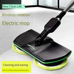 ECHOME Wireless Electric Mopping Machine 360°Rotary Mop Hand Push Household Floor Cleaning Tools Accessories Smart Cleaner Broom 240408