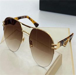 Top men glasses Z12Z34 design sunglasses pilot K gold frame highend atmosphere outdoor uv400 protective eyewear6735063