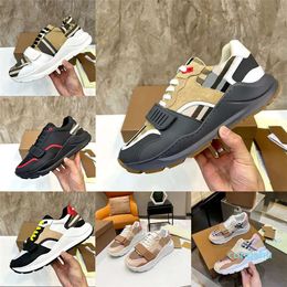 15A Shoes TOP BB Designer Bayberry Shoe Vintage Sneaker Striped Men Women Checked Sneakers Platform Lattice Casual Shoes Shades Flats Shoe Classic Outdoor Shoe 878 s