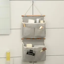 Storage Boxes Hanging Bag For Small Spaces Capacity Wall Bags Bathroom Door Organisation Multiple Pockets Key