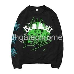 Spider Hoodie Young Thug 555555 Men Women Designer Fog Hoodie High Quality Foam Print Spider Web Graphic Pink Sweater Sweatshirts Y2k Pullovers Size S-XXL EX9E