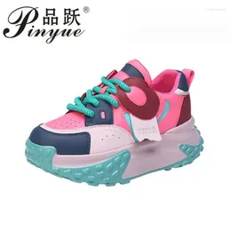 Casual Shoes 7cm Classics Sneakers Women Running Female Walking Jogging Footwear Retro Chunky Vulcanised 34 40