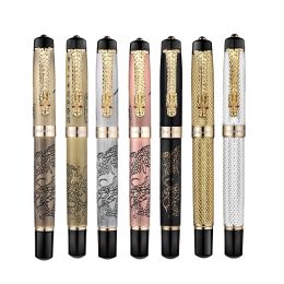 Pens JINHAO 1000 Dragon Fountain Pen Luxury High Quality Calligraphy Business Retro Men Highend for Love New