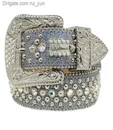 2022 Fashion Belts for Women Designer MensSimon rhinestone belt with bling rhinestones as gift ruiyun5647394