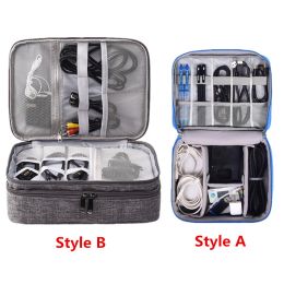 Accessories Travel Accessory Digital Bag Power Bank USB Charger Cable Earphone Storage Pouch Large Shockproof Electronic Organiser Package