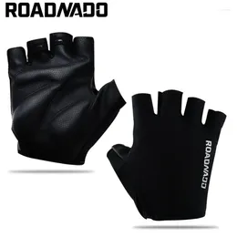 Cycling Gloves 1Pair Bike Half Finger Anti-Slip Anti-sweat Bicycle Motorcycle Shockproof MTB Road Sports