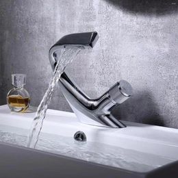 Bathroom Sink Faucets Water Faucet Spout Tap Bathtub Filler Knob Control Basin Mixer Widespread Chrome Finish Copper For Home El