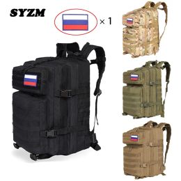 Backpacks SYZM 45L or 25L Military Tactical Backpack Army Bag Hunting MOLLE Backpack For Men Outdoor Hiking Rucksack Fishing Bags