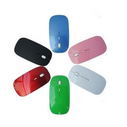 Topi in stile caramella color thin wireless mouse e ricevitore 2.4g USB Optical Optical Offerta speciale Offerta per la consegna del computer Computer