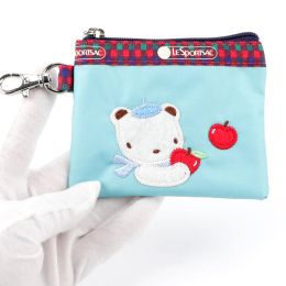 Holders Mini cute cartoon embroidery storage port red envelope accessories bag pendant bag headset bag key change card bag A set of five