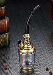 Water pipe hookah retro large hookah pipe tobacco dualpurpose cigarette Philtre cigarette holder health1162676