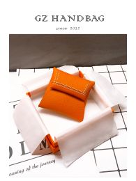 Purses Genuine Leather Fashion Small Coin Wallet Square Luxury Design Mini Money Bag For Women Cowhide Pouch Brand Cute Change Purse