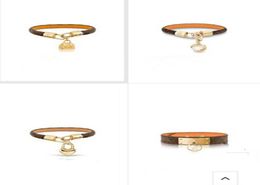 brand bangles designer bracelet Classic V flower plaid leather rope gold silver buckle beads hand rope men women couple bracelets 3944590
