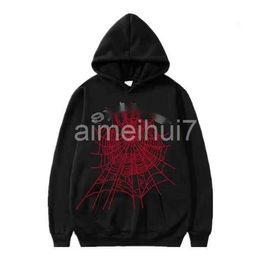 Mens Spider Hoodies Sweater Sweatshirts Purple Designer Fog Hoodie Men Women Young Thug 555555 Pullover Spider Web Star ESOX