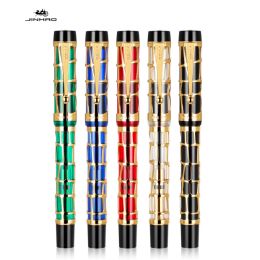 Pens New Jinhao 100 Gold Colour Office Student School Supplies Stationery Fountain Pen New