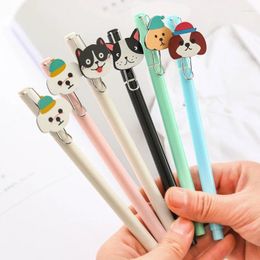 Pcs/lot Kawaii Friend Pet Dog Gel Ink Pens Neutral Pen Cute Writing Promotional Gift Stationery School & Office Supply