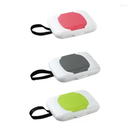 Stroller Parts Wipes Dispensers Travel Refillable Wipe Holder Baby Strollers Pram Hanging Wet Container Indoor Outdoor Box