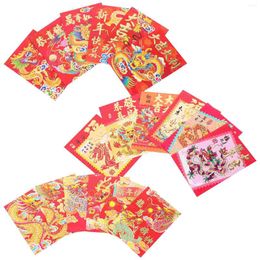 Gift Wrap Chinese Red Envelopes Year Bag Packet Lucky Money Pockets For Spring Festival HongBao