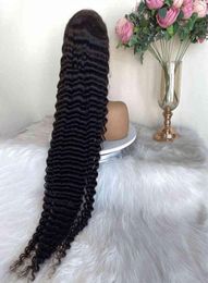 12A 250 density long 30 inch lace closure wig Cuticle Aligned Brazilian Virgin human hair wigs5884212