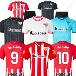 Athletic Bilbao final jersey Copa del Rey 23 24 WILLIAMS JR MUNIAIN O.SANCET Bilbao football shirts kids kit BERENGUER YERAY WILLIAMS soccer jersey 2023-24