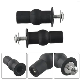 Toilet Seat Covers 2 Pcs Expansion Screw Top Fix Hinge Rubber Stainless Steel Home Improvement