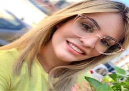 WholeCat Eye Spectacle Frame Trendy Designer Glasses Myopia Nerd Optical Frames Female Eyeglass Frame The spring leg2297713