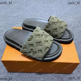 Louiseviutionbag Sandals Designer Pool Pillow Sandals Couples Slippers Men Women Sandals Summer Flat Shoes Beach Slippers Easy-to-wear Style Slides Shoes 256
