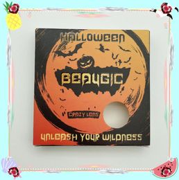 Halloween Whole High Cheaper crazy color Cosmetics Colored Cases gray Colorful Contacts Boxes5209760