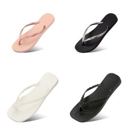 Women Pleated Slippers Summer Female Solid Flats Casual Open Toe Slides Woman Outdoor Shoes Ladies Footwear GAI GAI GAI