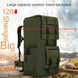 Backpacks 120L Men Hiking Bag Camping Backpack Large Outdoor Climbing Trekking Travel Tactical Bags Luggage Bag Military Shoulder mochilas