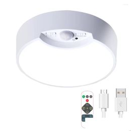 Ceiling Lights Motion Sensor Light Battery Powered Indoor/Outdoor Led For Closet Corridor Pantry Staircase Garage Drop Delivery Dhp1V