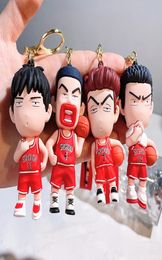 PVC Doll Keychain Japanese Anime Dunk Master Couples Car Bags Pendants Jewellery Stores Gift Whole9792148