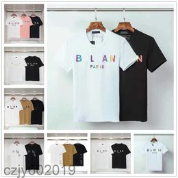 New t shirt Designer TShirt Luxury Mens T-Shirt Black White Colour Letters Pure cotton slimming breathable anti-pillingShort Sleeve Men Women TThe fashion leisure#98