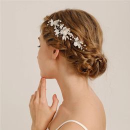 Hair Clips 3pcs Pearls Haircomb Bride Headwear Women Hairpin Accessories Suit For Girl Wedding Party Decoration Styling Tool