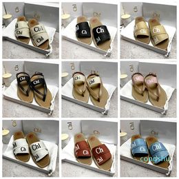 15A classics designer sandals woman woodys flat mules slippers summer outdoor pantoufle sliders Non-Slip platform slide black multicolor lady beach sandal shoe