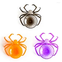 Plates Halloween Spiders Candy Plate Fruits Baskets Box Dried Bowl Decors