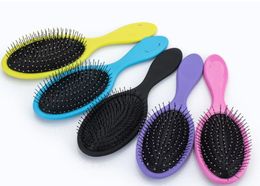 Wet Dry Massage Hair Brush Detangler Hair Brush Comb Single nylon yarn With Airbags Combs For Wet Hair Shower Brush DHl2858663