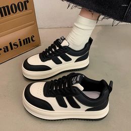 Casual Shoes Women's Sports Sneakers Fashion 2024 Spring Lace-up Platform Designer Comfortable Non-slip Ladies Vulcanised