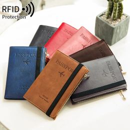 Holders New Korean travel multifunction passport bag card bag men's and women's document holder RFID passport wallet card holders